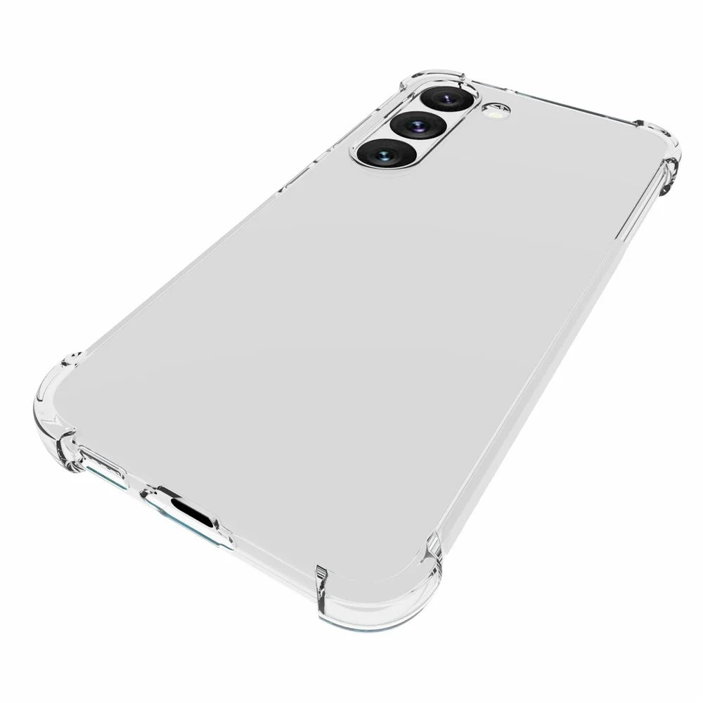 For Samsung Galaxy S23 Mobile Phone Shell Shockprook TPU Cover Textured Four Corners Drop-resistant Back Case - 5
