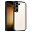For Samsung Galaxy S23 Case Matte Skin Touch Clear PC + TPU Shockproof Phone Back Cover - Black - 1