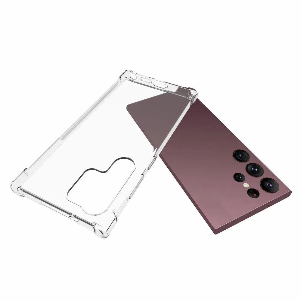 For Samsung Galaxy S23 Ultra Anti-scratch Textured Phone Case Drop Protection Mobile Phone Shell Shockprook TPU Cover - 5
