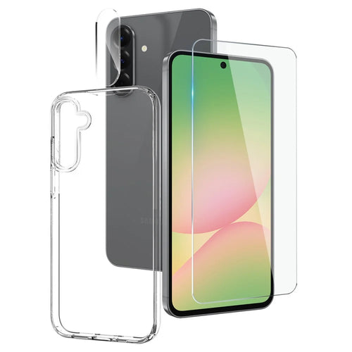 NORTHJO For Samsung Galaxy A56 5G TPU Phone Case Set with Front Screen Protector + Lens Film - 1