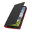 For Sony Xperia 1 VII Wallet Case Genuine Cow Leather Phone Cover Litchi Texture - Black - 6