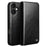 QIALINO For iPhone 17 Case Wallet Stand Genuine Cow Leather Phone Cover - Black - 1