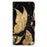For iPhone 18 Pro / 17 Pro Case Magnetic Clasp 3D Pattern Leather Wallet Phone Cover - Golden Butterfly - 5