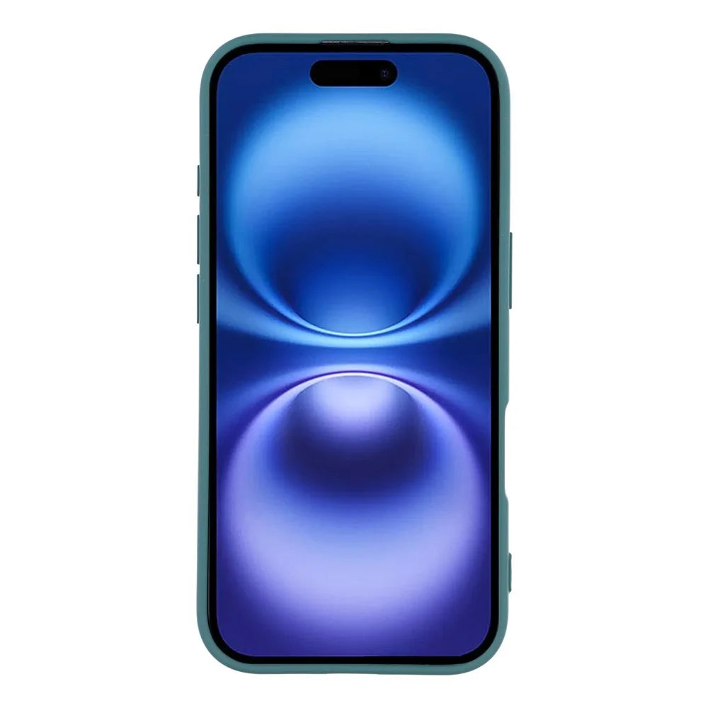For iPhone 17 Case Arc Edge 2.0mm TPU Protective Phone Cover - Midnight Green - 2