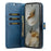 DG.MING for Google Pixel 10 Pro  /  Pixel 10 Case Detachable Split Leather Phone Cover - Blue - 2