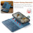 DG.MING for Google Pixel 10 Pro  /  Pixel 10 Case Detachable Split Leather Phone Cover - Blue - 6