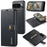 DG.MING for Google Pixel 10 Pro XL Case Detachable Split Leather Phone Cover - Black - 1