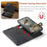 DG.MING for Google Pixel 10 Pro XL Case Detachable Split Leather Phone Cover - Black - 4
