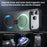 For iPhone 17 Pro Phone Case Compatible with MagSafe Kickstand Matte Back Cover - Black - 2