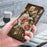 For iPhone 18 Pro Max / 17 Pro Max Case Wallet Stand Pattern Printing PU Leather Flip Phone Cover - Brown Rose - 5