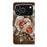 For iPhone 18 Pro Max / 17 Pro Max Case Wallet Stand Pattern Printing PU Leather Flip Phone Cover - Brown Rose - 7