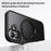 For iPhone 17 Case Compatible with MagSafe TPU + Acrylic + Metal Kickstand Matte Phone Cover - Black - 3