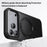 For iPhone 17 Pro Case Compatible with MagSafe TPU + Acrylic + Metal Kickstand Matte Phone Cover - Black - 3