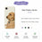 For iPhone 17e / 16e Case Yellow Dog Pattern Printing Straight Edge TPU Phone Back Cover - Beige - 7