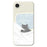 For iPhone 17e / 16e Case Cute Sleeping Cat Pattern Printing Straight Edge TPU Phone Back Cover - Beige - 1