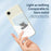 For iPhone 17e / 16e Case Cute Sleeping Cat Pattern Printing Straight Edge TPU Phone Back Cover - Beige - 3