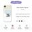 For iPhone 17e / 16e Case Cute Sleeping Cat Pattern Printing Straight Edge TPU Phone Back Cover - Beige - 7