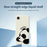 For iPhone 17e / 16e Case Cute Panda Pattern Printing Straight Edge TPU Phone Back Cover - Beige - 2