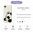 For iPhone 17e / 16e Case Cute Panda Pattern Printing Straight Edge TPU Phone Back Cover - Beige - 6
