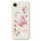 For iPhone 17e / 16e Case Colored Butterfly Flower Pattern Printing Straight Edge TPU Phone Back Cover - Beige - 1