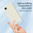 For iPhone 17e / 16e Case Cute Flower Pattern Printing Straight Edge TPU Phone Back Cover - Beige - 3