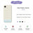 For iPhone 17e / 16e Case Cute Flower Pattern Printing Straight Edge TPU Phone Back Cover - Beige - 7