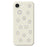 For iPhone 17e / 16e Case Cute Floral Bear Pattern Printing Straight Edge TPU Phone Back Cover - Beige - 1