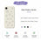 For iPhone 17e / 16e Case Cute Floral Bear Pattern Printing Straight Edge TPU Phone Back Cover - Beige - 7