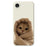For iPhone 17e / 16e Case Wrapped Cat Pattern Printing Straight Edge TPU Phone Back Cover - Beige - 1