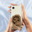 For iPhone 17e / 16e Case Wrapped Cat Pattern Printing Straight Edge TPU Phone Back Cover - Beige - 5