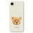 For iPhone 17e / 16e Case Brown Bear Doll Head Pattern Printing Straight Edge TPU Phone Back Cover - Beige - 1