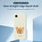 For iPhone 17e / 16e Case Brown Bear Doll Head Pattern Printing Straight Edge TPU Phone Back Cover - Beige - 3