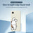 For iPhone 17e / 16e Case Pinch Rabbit Butt Pattern Printing Straight Edge TPU Phone Back Cover - Beige - 3