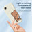 For iPhone 17e / 16e Case Pinch Bear Butt Pattern Printing Straight Edge TPU Phone Back Cover - Beige - 4