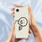 For iPhone 17e / 16e Case Cute Tilted Head Pattern Printing Straight Edge TPU Phone Back Cover - Beige - 5