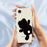 For iPhone 17e / 16e Case Black Bear Back Pattern Printing Straight Edge TPU Phone Back Cover - Beige - 5