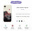 For iPhone 17e / 16e Case Pink Snow Mountain Pattern Printing Straight Edge TPU Phone Back Cover - Beige - 2