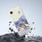 For iPhone 17e / 16e Case White Snow Mountain Pattern Printing Straight Edge TPU Phone Back Cover - Beige - 5