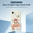 For iPhone 17e / 16e Case Happy Girl Pattern Printing Straight Edge TPU Phone Back Cover - Beige - 3