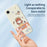 For iPhone 17e / 16e Case Happy Girl Pattern Printing Straight Edge TPU Phone Back Cover - Beige - 4