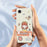 For iPhone 17e / 16e Case Happy Girl Pattern Printing Straight Edge TPU Phone Back Cover - Beige - 6