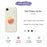 For iPhone 17e / 16e Case Planet Pattern Printing Straight Edge TPU Phone Back Cover - Beige - 2