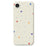 For iPhone 17e / 16e Case Colorful Dots Pattern Printing Straight Edge TPU Phone Back Cover - Beige - 1