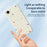 For iPhone 17e / 16e Case Colorful Dots Pattern Printing Straight Edge TPU Phone Back Cover - Beige - 3