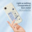 For iPhone 17e / 16e Case Good Luck Notes Pattern Printing Straight Edge TPU Phone Back Cover - Beige - 3