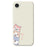For iPhone 17e / 16e Case 3 Cute Dogs Pattern Printing Straight Edge TPU Phone Back Cover - Beige - 1