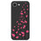 For iPhone 17e / 16e Case Red Leaves Pattern Printing Straight Edge TPU Phone Back Cover - Black - 1