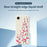 For iPhone 17e / 16e Case Red Leaves Pattern Printing Straight Edge TPU Phone Back Cover - Black - 2