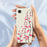 For iPhone 17e / 16e Case Red Leaves Pattern Printing Straight Edge TPU Phone Back Cover - Black - 4