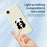 For iPhone 17e / 16e Case Blindfolded Panda Pattern Printing Straight Edge TPU Phone Back Cover - Green - 3